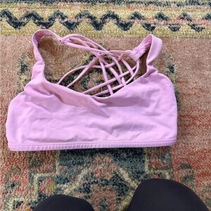 Lululemon Athletica Light Purple Strappy Sports Bra